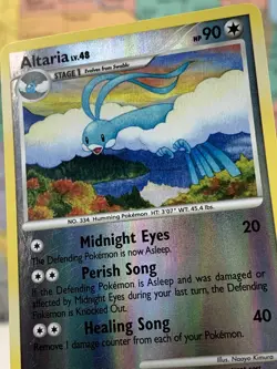 SHIPS SAME DAY Pokemon Card MP Altaria LV.48 Rev Holo 18/127 Normal Type Rare - Image 2