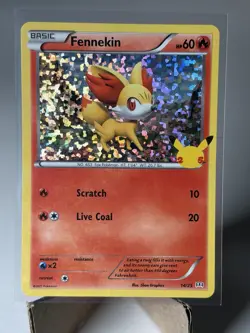 Fennekin 14/25 Pokemon's 25th Anniversary Holo McDonald’s English 2021 - Image 1