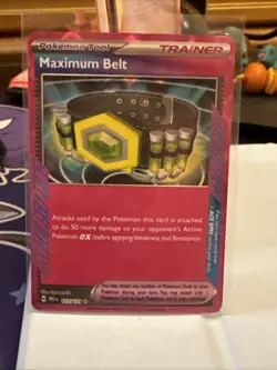 Pokemon TCG Maximum Belt ACE SPEC Trainer SV: Prismatic Evolutions 117/131 NM - Image 1