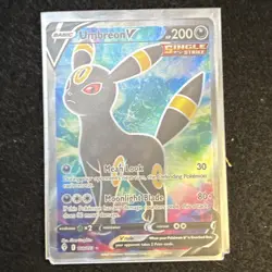 Pokemon TCG Umbreon V 188/203 SWSH07 Evolving Skies Full Art UR Holo ENG - Image 1
