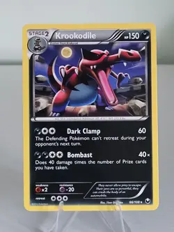 Pokemon TCG, Krookodile Dark Explorer, Rare, 66/108 NM - Image 1