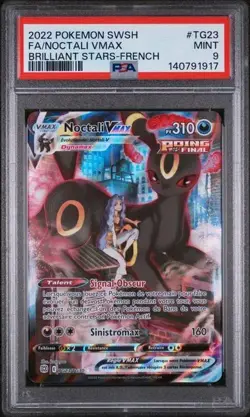 Pokemon Umbreon VMAX TG23 / Noctali – Brilliant Stars FA – French PSA 9 - Image 1