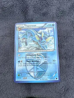 Vaporeon 20/116 Uncommon Plasma Freeze Pokemon NM K - Image 1