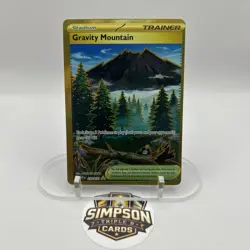 Gravity Mountain Pokemon Surging Sparks 250/191 Hyper Rare Full Art Holo SV NM - Image 1