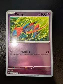 Deoxys 034/086 Uncommon ME04: Chaos Rising Pokemon Reverse Holo Near Mint - Image 1