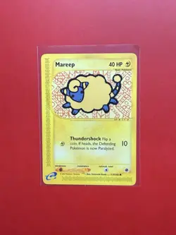 Pokemon Mareep Common Regular 119/165 Expedition Base Set 2002 40 LP - Image 1