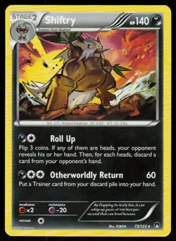 Shiftry 73/122 Rare BREAKpoint Pokemon Near Mint - Image 1