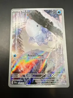 Snom 168/162 Temporal Forces Illustration Rare Pokemon TCG - Image 1
