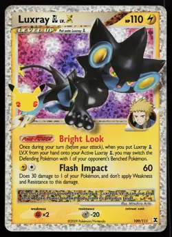 Luxray GL LV.X 109/111 Celebrations: Classic Collection Pokemon Card - Image 1