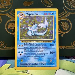 Vaporeon (12) Unlimited Holo Jungle 12/64 MP Pokemon TCG - Image 1