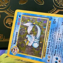Vaporeon (12) Unlimited Holo Jungle 12/64 MP Pokemon TCG - Image 3