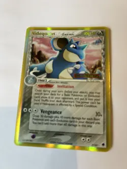 Pokemon Nidoqueen 7/101 - Stamped Reverse Hol EX Dragon Frontiers 2006 - LP - Image 5