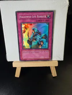 Hallowed Life Barrier Super Rare SOD-EN60 Light Play Yu-Gi-Oh - Image 1
