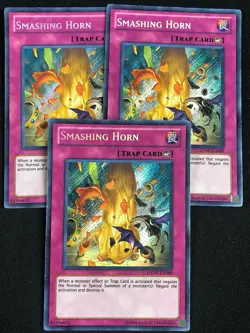 YUGIOH SMASHING HORN GENF-EN089 SECRET X3 LP - Image 1