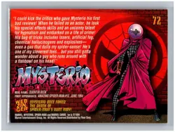1994 Fleer Amazing Spider-Man #71 Hobgoblin Enemies Marvel Trading Card Base Set - Image 2