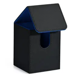 Pu Leather Card Deck Box Holds 100+ Sleeved Cards Magnetic Closure for Tcg/mtg - Image 1