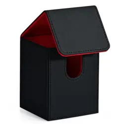 Pu Leather Card Deck Box Holds 100+ Sleeved Cards Magnetic Closure for Tcg/mtg - Image 3