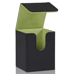 Pu Leather Card Deck Box Holds 100+ Sleeved Cards Magnetic Closure for Tcg/mtg - Image 4