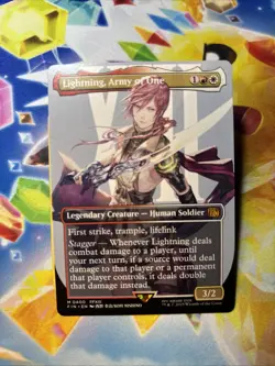Lightning, Army of One (0400) (Borderless) Final Fantasy Regular - Image 1