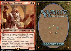 Magic the Gathering -MTG- Gloin, Dwarf Emissary - Image 1