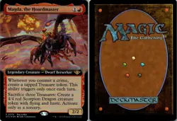 MTG MAGDA, THE HOARDMASTER (EXTENDED ART) 374 BUY-A-BOX PROMOS FOIL - Image 1