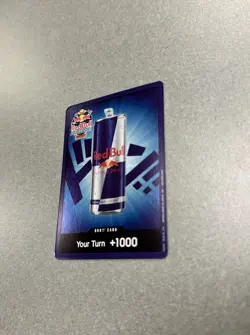 Red Bull Double DON!! Blue Foil Card Promo Card One Piece TCG Tournament - Image 3