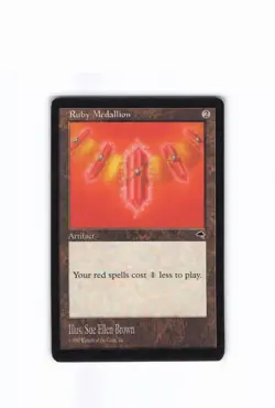 RUBY MEDALLION 305 RARE MAGIC: THE GATHERING - Image 1