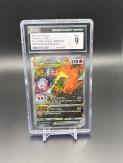 CGC 9 Charizard VSTAR SWSH262 FULL ART HOLO Pokemon Card - Image 1