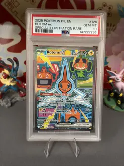 PSA 10 Rotom ex 126/094 Pokemon Phantasmal Flames Special Illustration Rare 2025 - Image 1