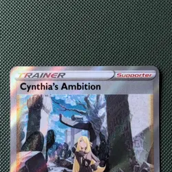 Pokemon Cynthia's Ambition GG60/GG70 Trainer Ultra Rare Holo Crown Zenith Card - Image 2