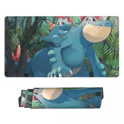 Feraligatr Board Card Gamecartoon Playmat Game Mousepad Play Mat of TCG 225795 - Image 1