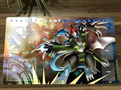 Digimon Paildramon Duel Playmat CCG DTCG Mat Pad Trading Card Game Mat & Zones - Image 1