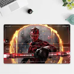 Playmat Maul TCG Starwars : Unlimited Trading Card Game Play Mat Free Bag - Image 1