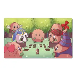 WVICM Table Playmat Kuriboh TCG CCG Mouse Pad Trading Card Game Mat With Bag - Image 1