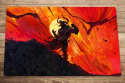 Moraug, Fury of Akoum Trading Card Game MTG Playmat TCG CCG Mat Free Bag - Image 1