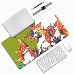 Board Card Gamecartoon Volcarona 3641 Gaming Mouse Pad PTCG CCG MTG Play Mat - Image 4