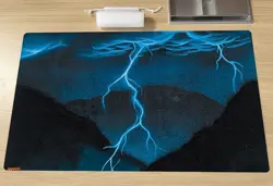 Magic the Gathering Lightning Bolt MTG Playmat TCG CCG Card Game Play Mat Pad - Image 1