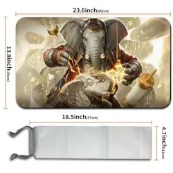 QUINTORIUS, HISTORY CHASER - MTG Playmat | TCG CCG Card Game Mat | Non-Slip Base - Image 2