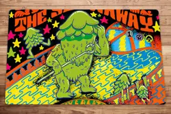 Slimefoot Trading Card Game MTG Playmat TCG CCG Mat Free Bag - Image 1