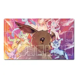 Pokemon Table Playmat Eevee TCG CCG Playing Pad Trading Card Game Mat Mousepad - Image 1