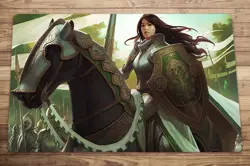 Knight Exemplar Trading Card Game MTG Playmat TCG CCG Mat Free Bag - Image 1