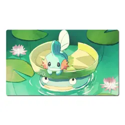 Lotad Mudkip Board Gamecartoon Table Playmat Card Play Mat TCG CCG Pad Mousepad - Image 1