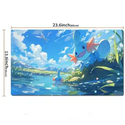 Mudkip Board Gamecartoon Table Playmat TCG CCG Trading Card Game Mat Mouse Pad - Image 2