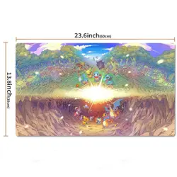 Pokemon Mystery Dungeon Table Playmat PTCG TCG CCG Pad Trading Card Games Mat - Image 2