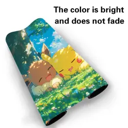 Pikachu Eeveecartoon Table Playmat PTCG TCG CCG Play Pad Trading Card Game Mat - Image 3