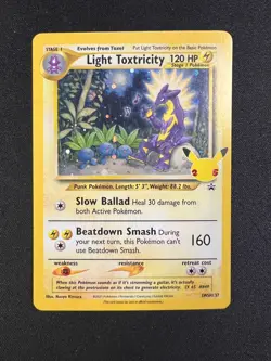Light Toxtricity SWSH137 SWSH: Sword & Shield Promo Cards Holo - Image 1