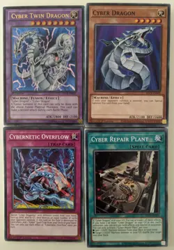 YuGiOh 43 Card Cyber Dragon Deck with 9 Card Extra Deck - Image 1