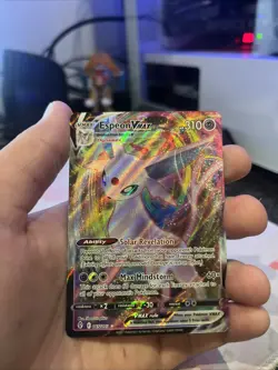 Pokemon TCG Evolving Skies Espeon VMAX 065/203 Full Art Ultra Rare Card - Image 1