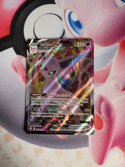 Pokemon TCG Evolving Skies Espeon VMAX 065/203 Full Art Ultra Rare Card - Image 1
