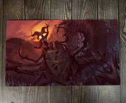 Sheoldred, Whispering One MTG Playmat Trading Card Game Mat TCG CCG Gaming Pad - Image 1